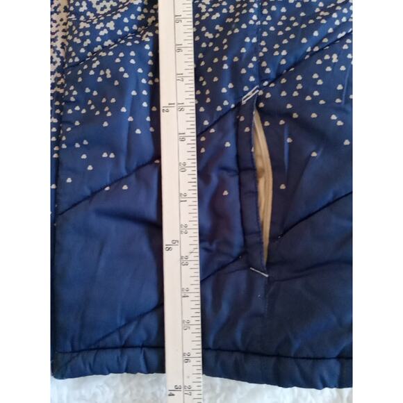 REEBOK NFL Team Apparel ST LOUIS RAMS Puffy Zip Jacket Dk Blue & Gold Women's S - Picture 9 of 12